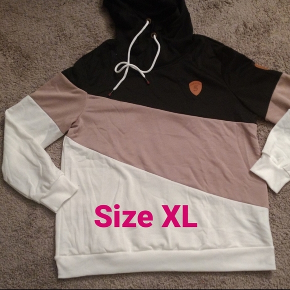 Cowl Neck Pullover Hoodie - Picture 4 of 5